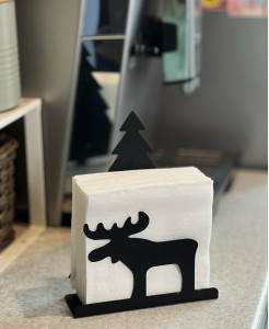 Серветниця NC Home Moose чорна