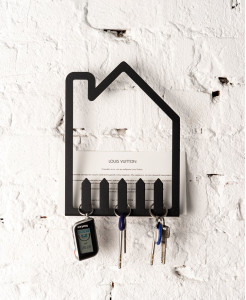Ключниця NC Home HouseKey чорна