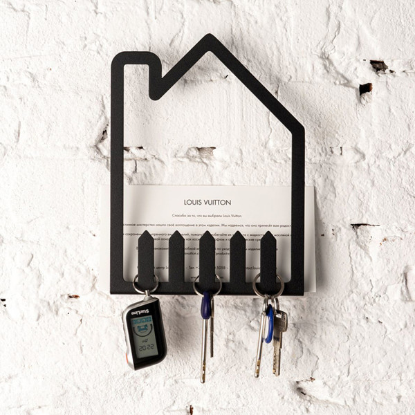Ключниця Nice & Cozy HouseKey чорна