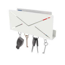 Ключниця Nice & Cozy Letterbox біла