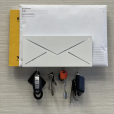 Ключниця Nice & Cozy Letterbox біла