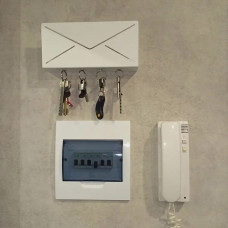 Ключниця Nice & Cozy Letterbox біла
