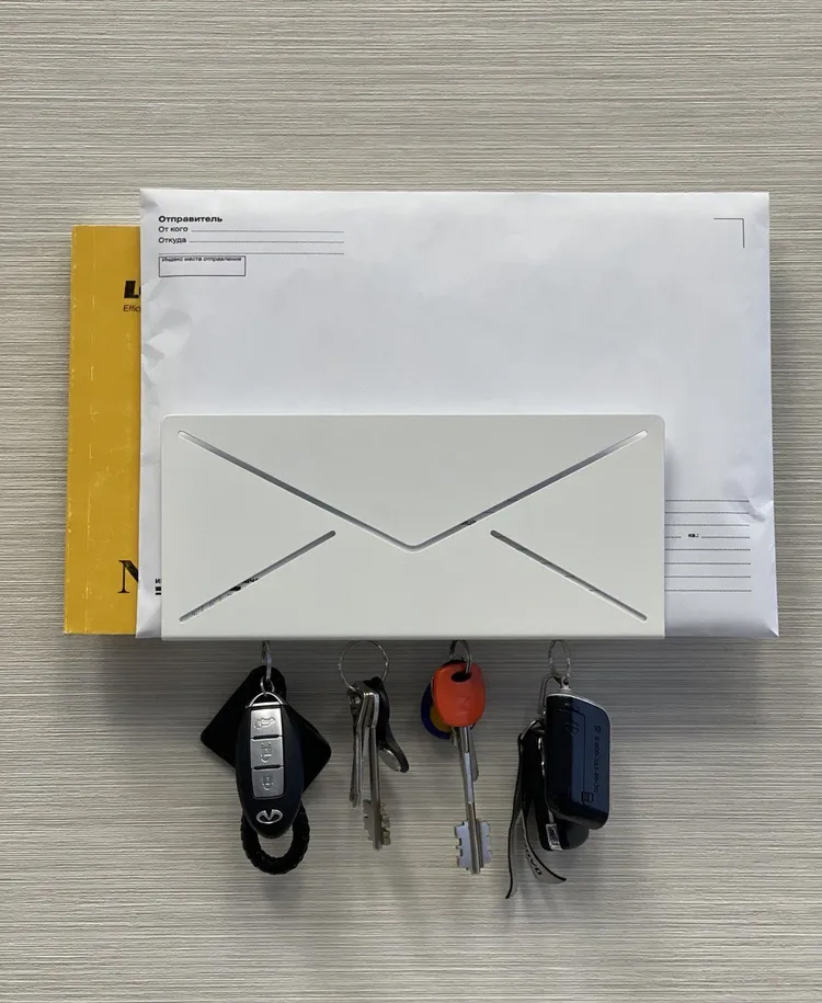 Ключниця NC Home Letterbox біла