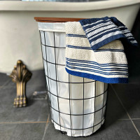 Корзина для белья Nice & Cozy Garret металлическая черная