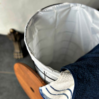 Корзина для белья Nice & Cozy Garret металлическая черная
