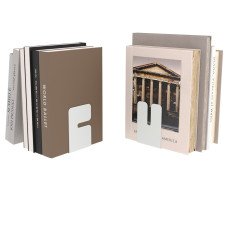 Тримачі для книг (комплект 2 шт) Nice & Cozy Bent білі