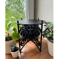 Подставка металлическая для цветов-вазонов NC Home Plant черная