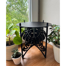 Підставка металева для квітів-вазонів NC Home Plant чорна
