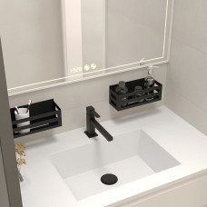 Полиця в ванну кімнату Nice & Cozy Perfo чорна