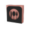 Серветниця металева Nice & Cozy Bistro Circle M для серветок 12х12 см чорна