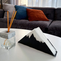 Салфетница металлическая Nice & Cozy Everest L для салфеток 16,5х16,5 см черная