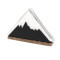 Серветниця металева Nice & Cozy Everest L для серветок 16,5х16,5 см з дерев'яною основою чорна