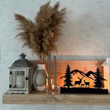 Свічник Nice & Cozy Deer family на 4 свічки чорний