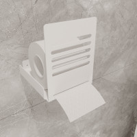 Держатель для туалетной бумаги Nice & Cozy Perfo белый
