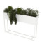 Вазон-кашпо для квітів Nice & Cozy Stand 120x20x80 см на підставці білий