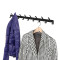 Вішак для одягу та рушників Nice & Cozy Coatrack на 17 гачків чорний