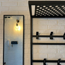 Вішак у передпокій Nice & Cozy Hallway Grid розбірний чорний